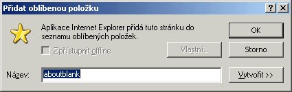 Zjednodušená nabídka
